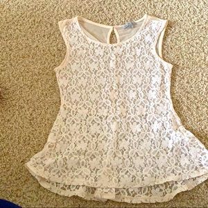 Cute lace top.